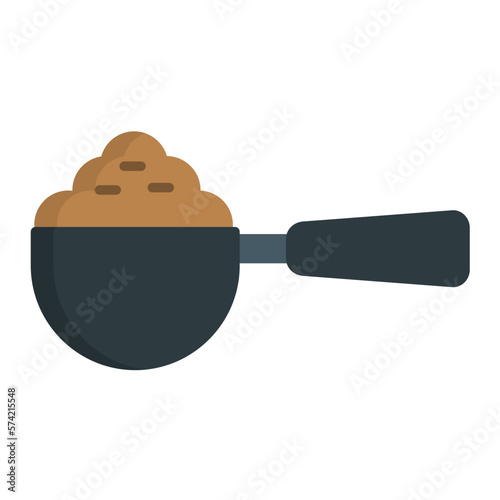 Measuring Spoons Flat Multicolor Icon