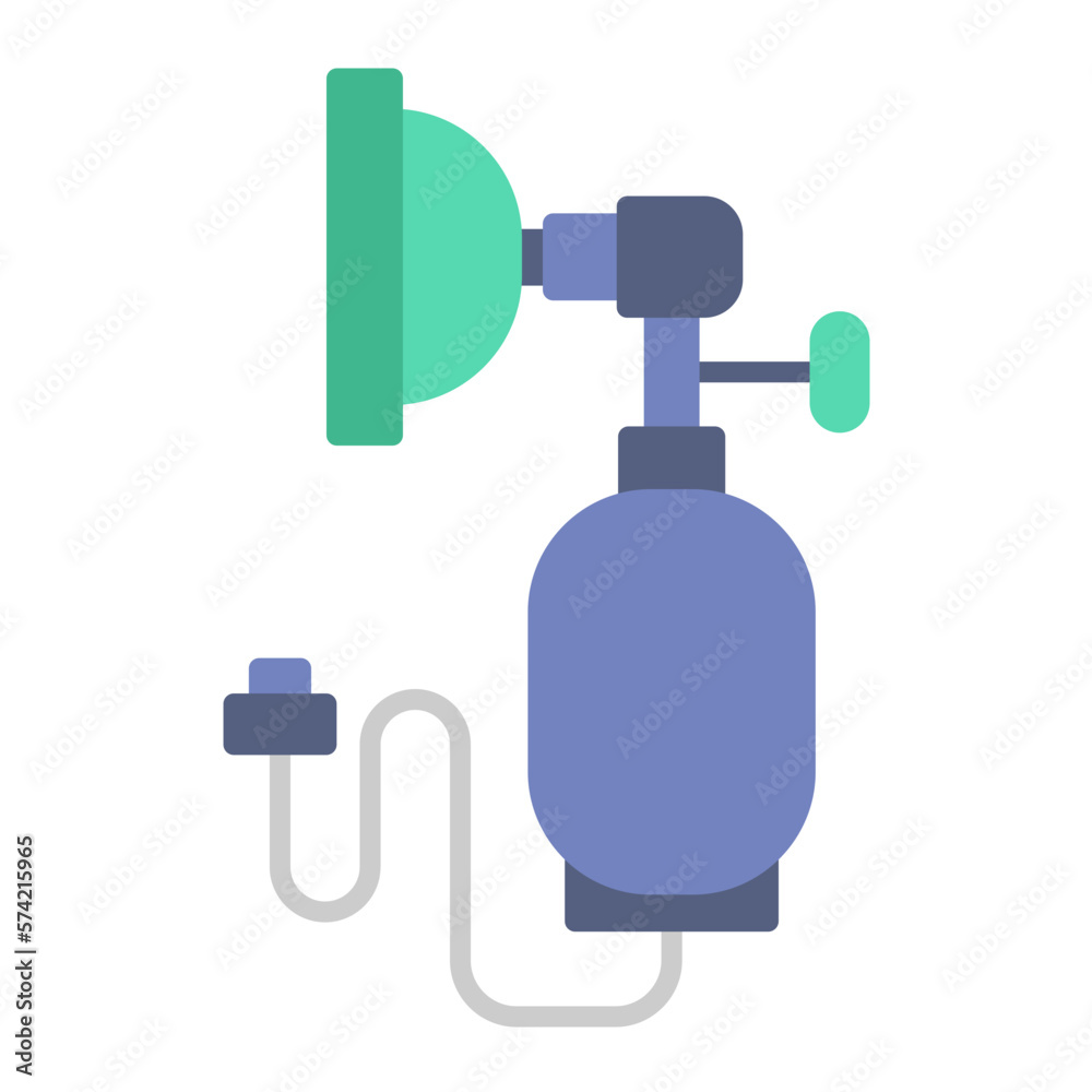 Anesthesia Flat Multicolor Icon