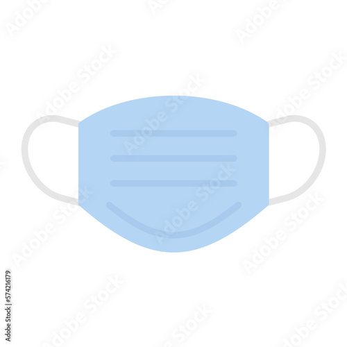 Face Mask Flat Multicolor Icon