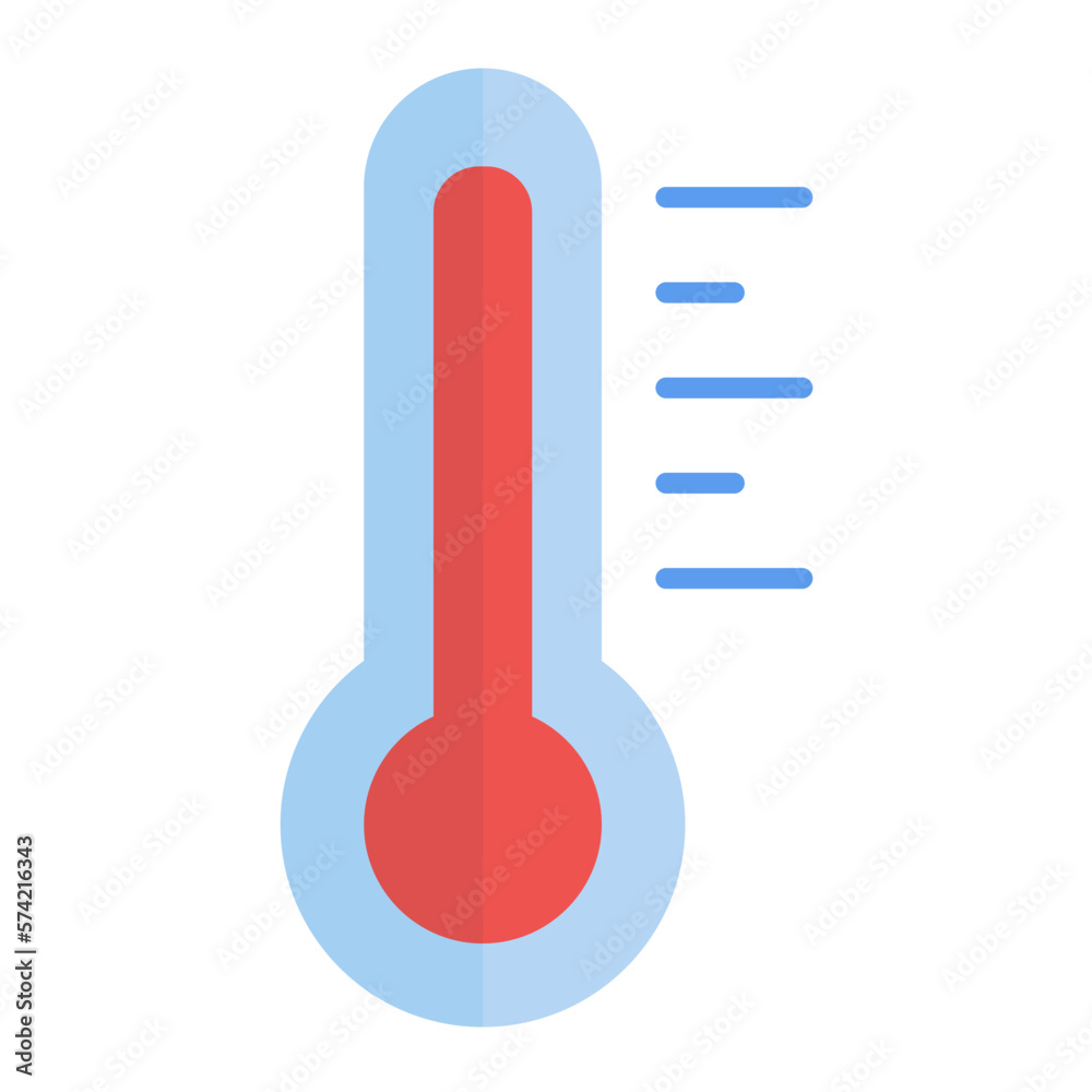 Thermometer Flat Multicolor Icon Thermometer Flat Multicolor Icon