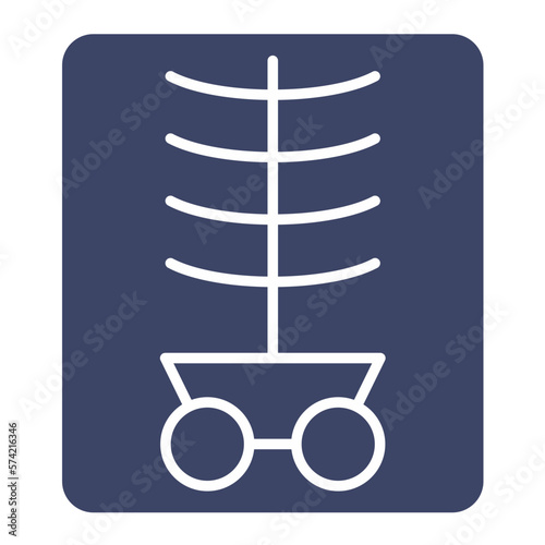 Xray Flat Multicolor Icon