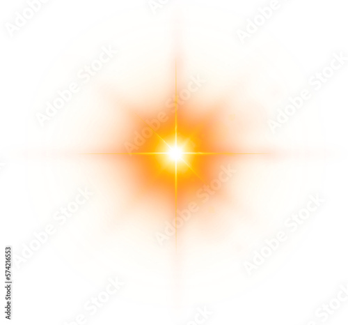 Obraz na plátně special orange starlight