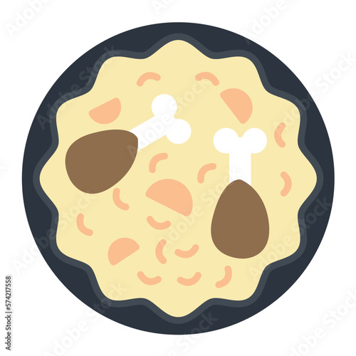 Mandi Flat Multicolor Icon