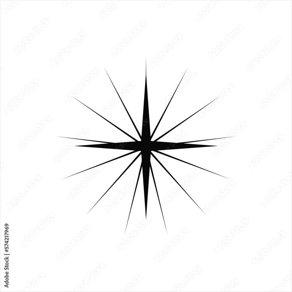 Fototapeta premium Bright Sparkling Star
