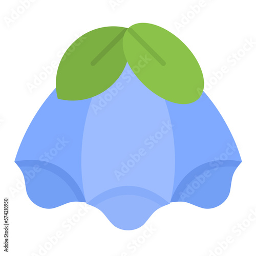 Pea Flower Flat Multicolor Icon