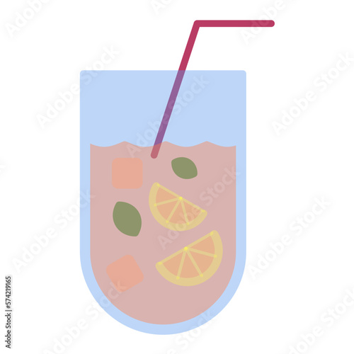 Long Island Flat Multicolor Icon
