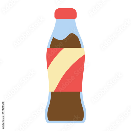 Soda Flat Multicolor Icon
