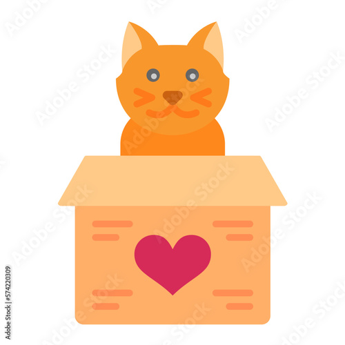 Adoption Flat Multicolor Icon
