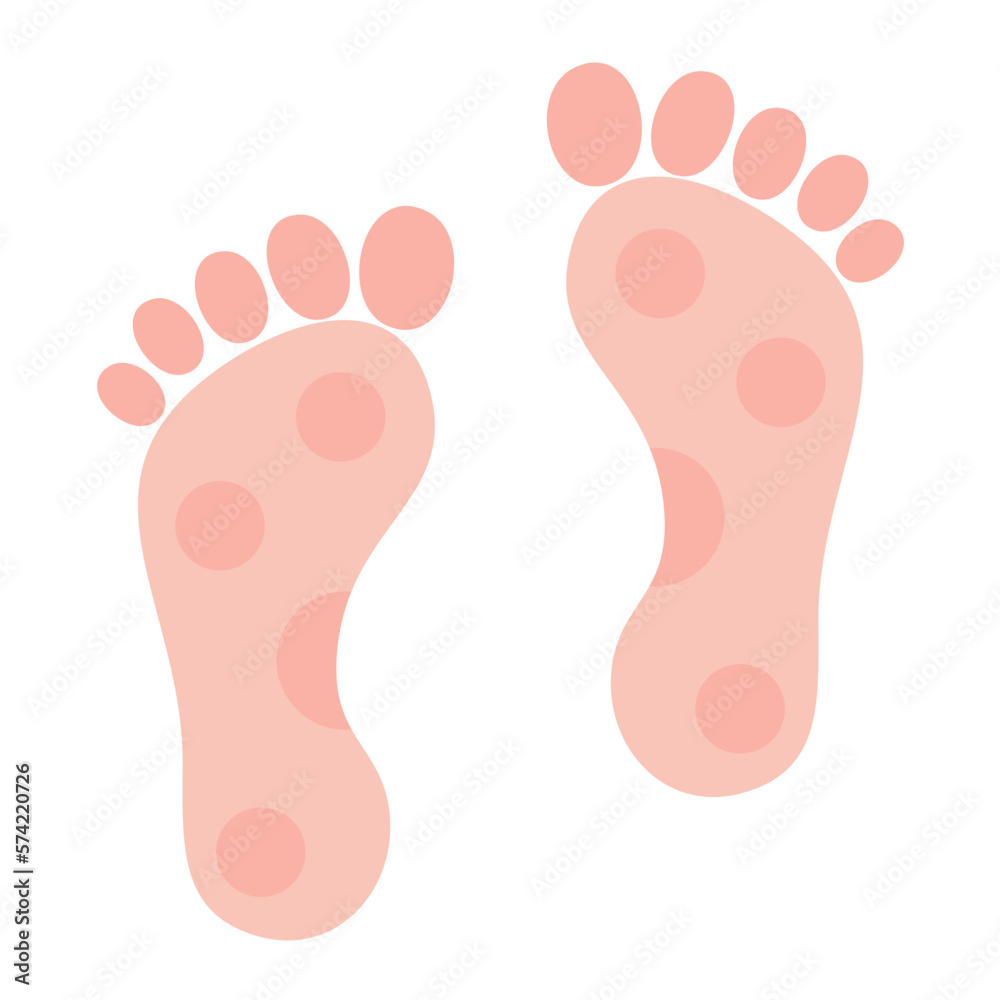 Reflexology Flat Multicolor Icon Reflexology Flat Multicolor Icon