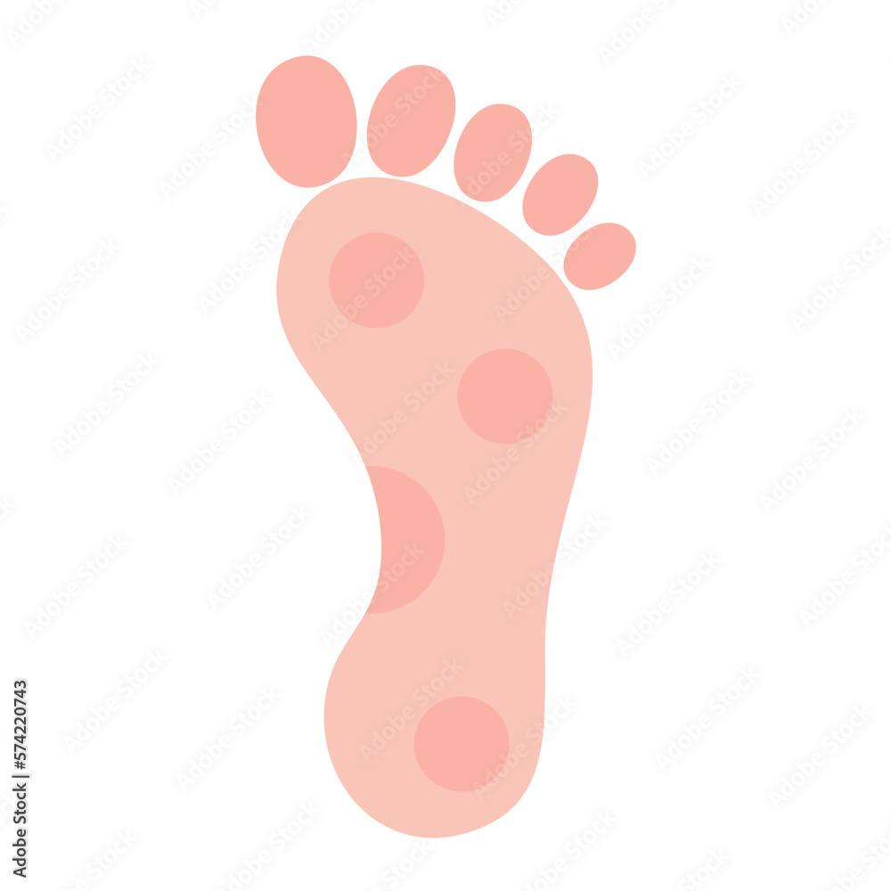 Reflexology Flat Multicolor Icon Reflexology Flat Multicolor Icon
