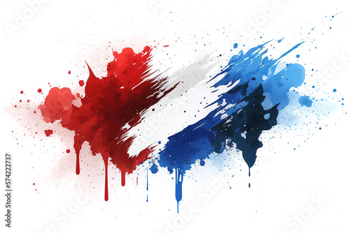 Watercolor Paint Powder Splat White Red Blue Explosive blob drip splodge spot Mark With an Explosion of Color, Movement and Artistic Flair Illustration Fun, Expressive