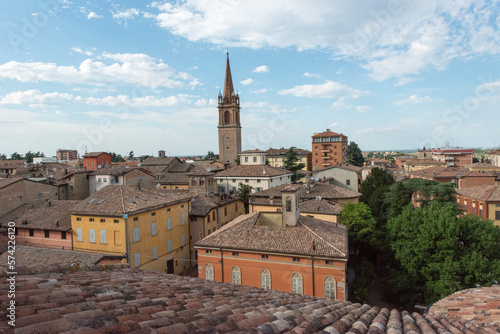 Vignola (Modena), panorama da Palazzo Contrari-Boncompagni detto Villa Barozzi