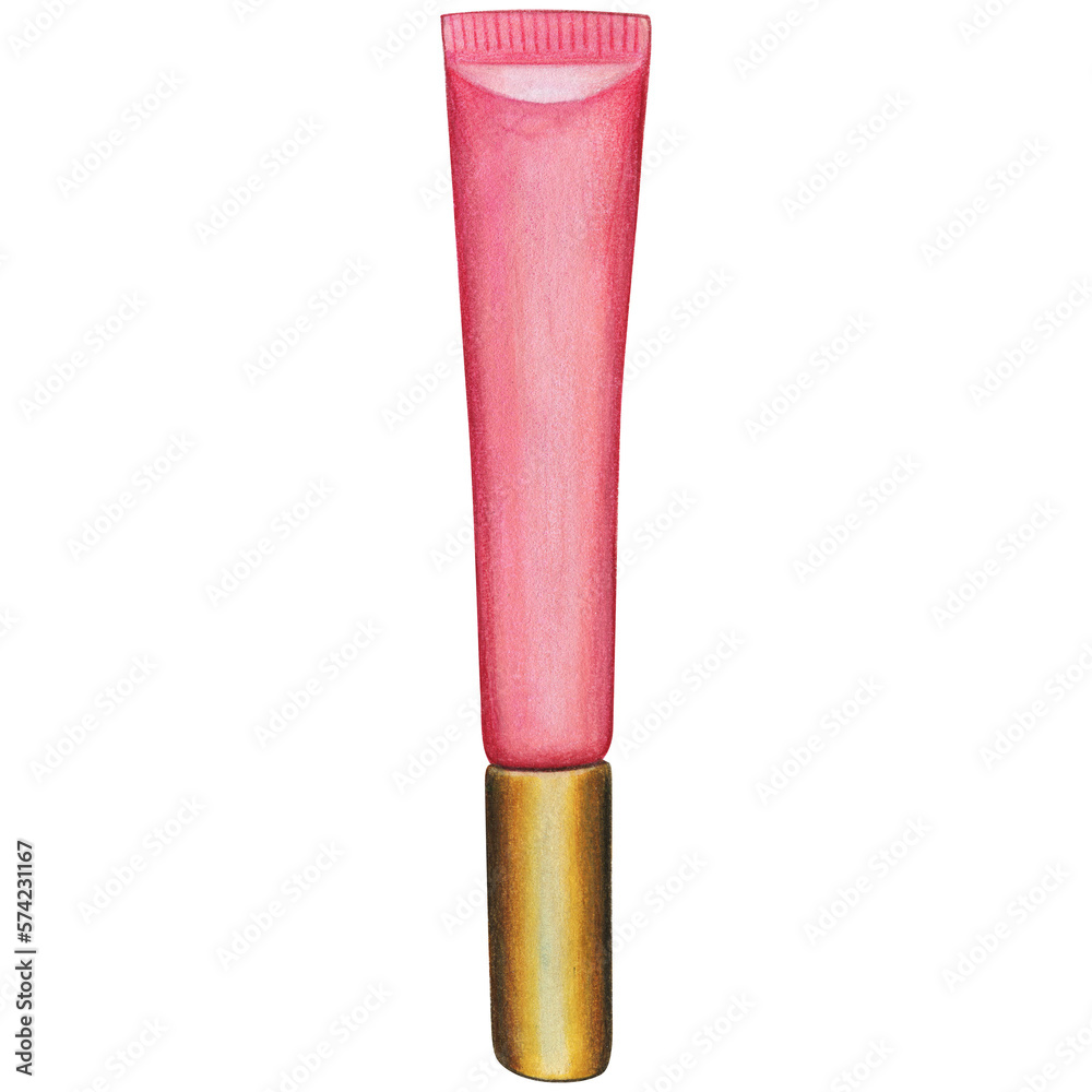 Watercolor cream tube