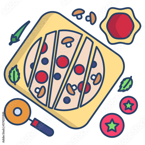 Tomato Focaccia icon