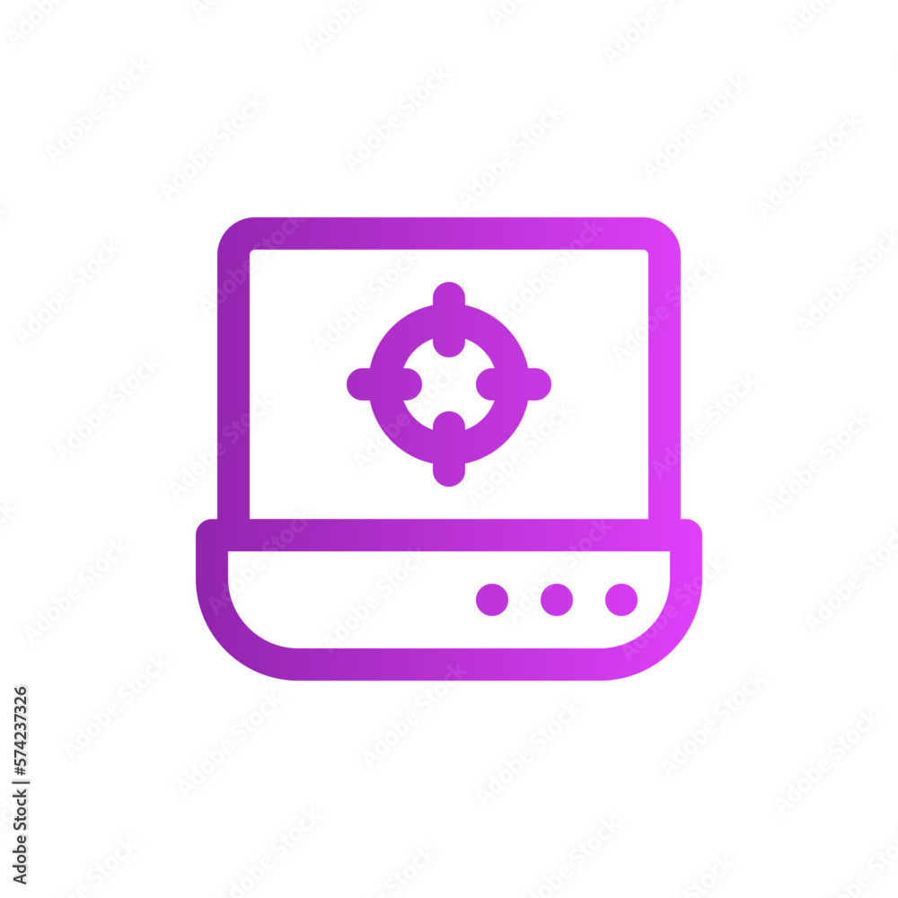 target gradient icon target gradient icon