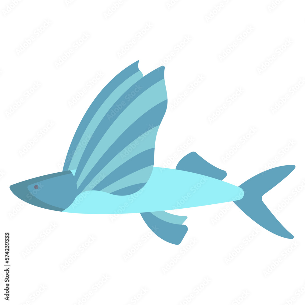 Fototapeta premium Flying Fish icon