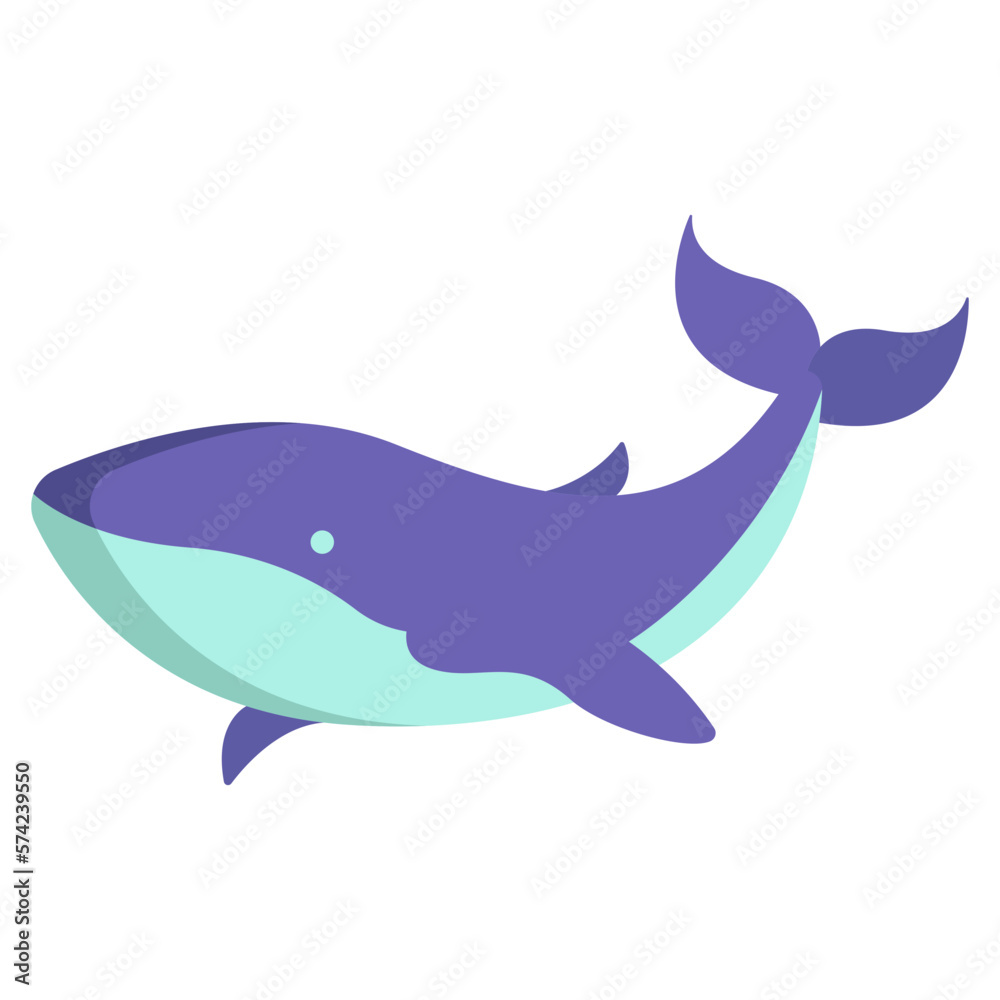 Obraz premium Whale icon