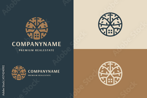 Nature Home Pro Logo Template
