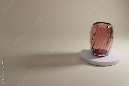 Vase en verre