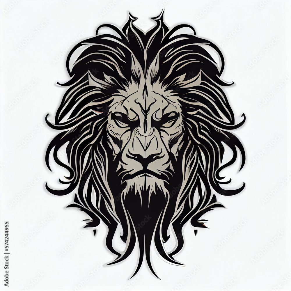 Half-Lion, Half-Human Sticker: The Sphinx, a Legendary Being that Evokes a Sense of Grandeur and Fascination, to Elevate Your Style Game! Generative AI