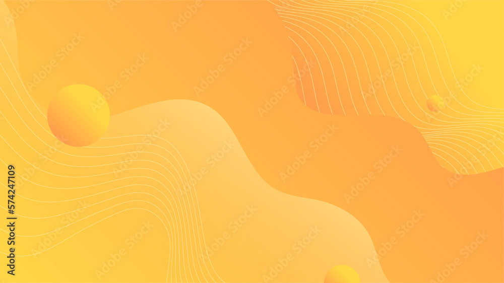 Modern Abstract Background Wave Lines Fluid Liquid Motion and Orange Yellow Gradient Color Modern Abstract Background Wave Lines Fluid Liquid Motion and Orange Yellow Gradient Color