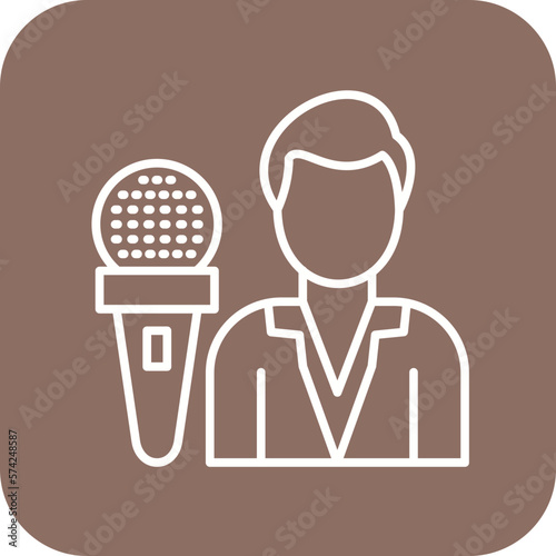 Presenter Male Icon