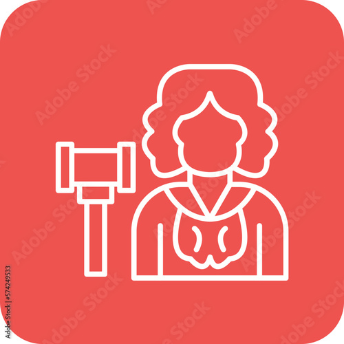 Judge Female Icon