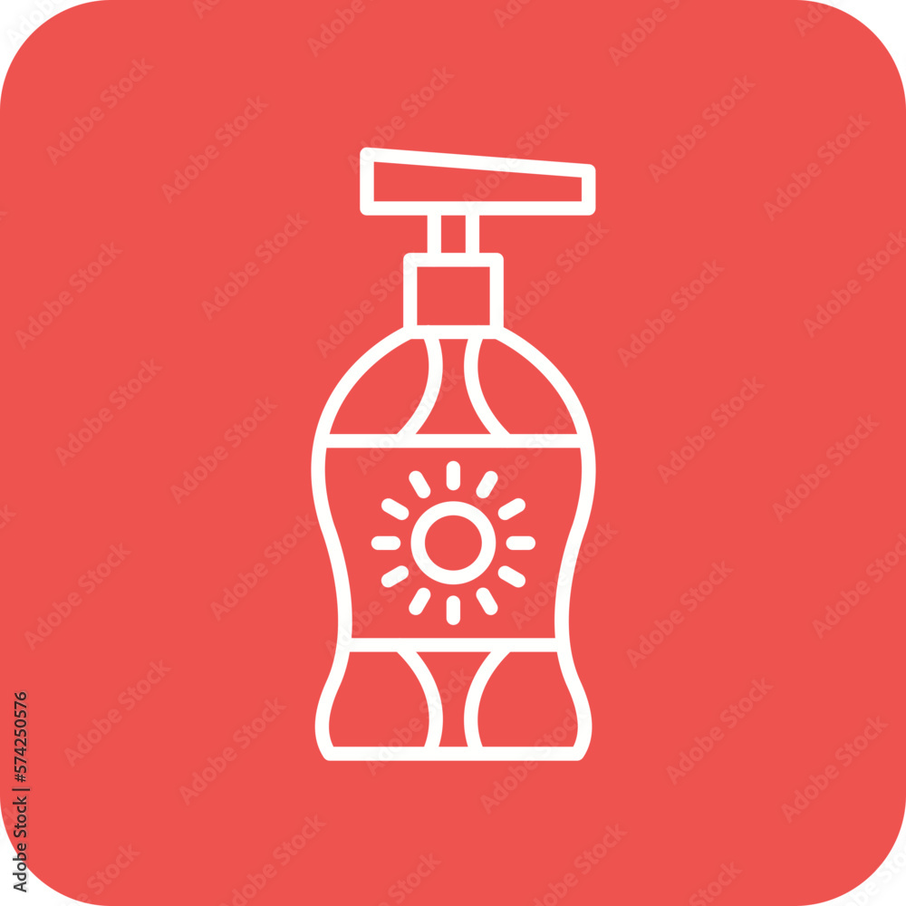 After Sun Lotion Icon After Sun Lotion Icon