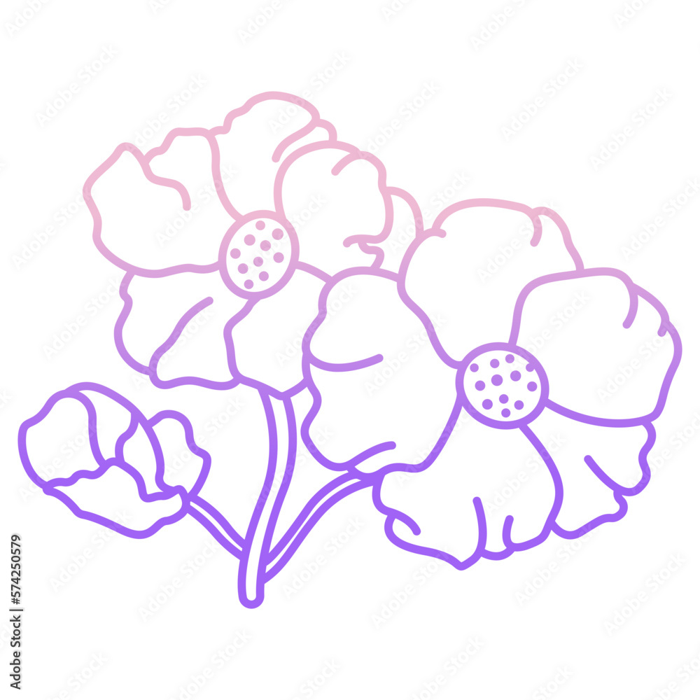 Nasturtium flower icon