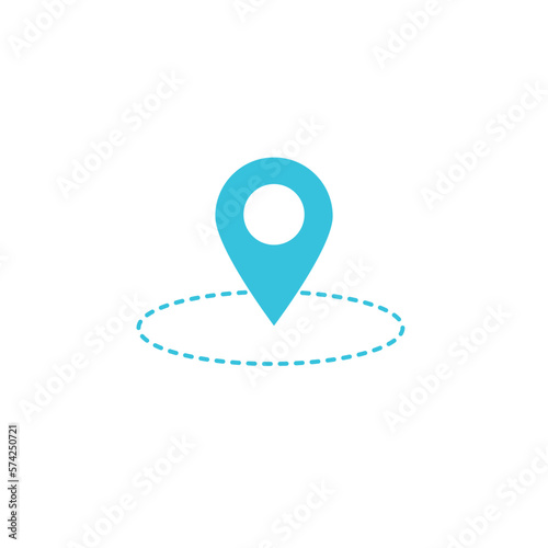 Comfort zone pin icon