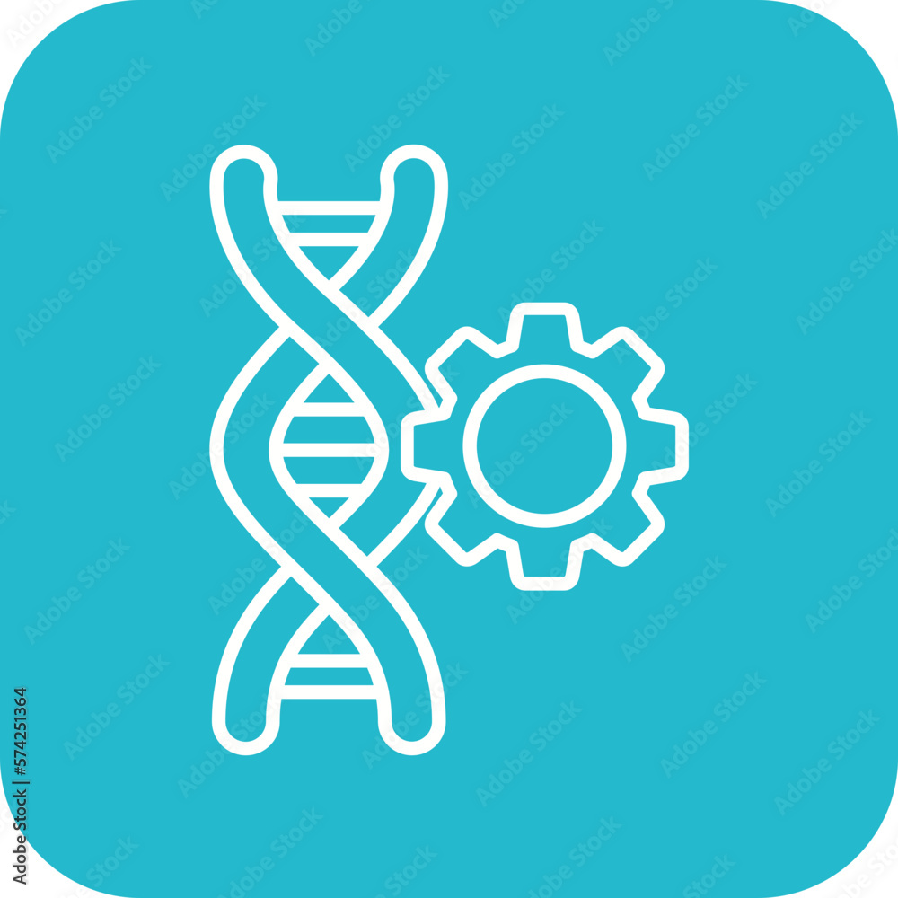 Fototapeta premium Genetic Engineering Icon