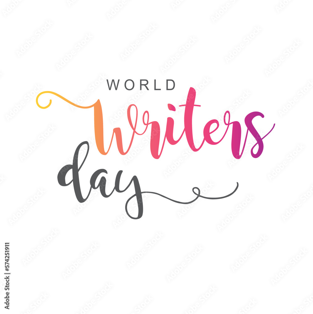 World writer's and artist's day.