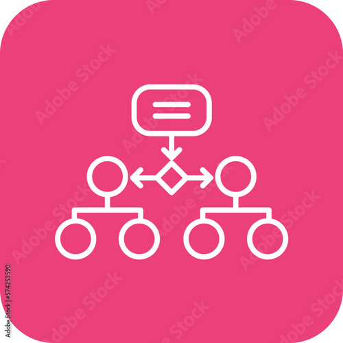 Horizontal Hierarchy Icon