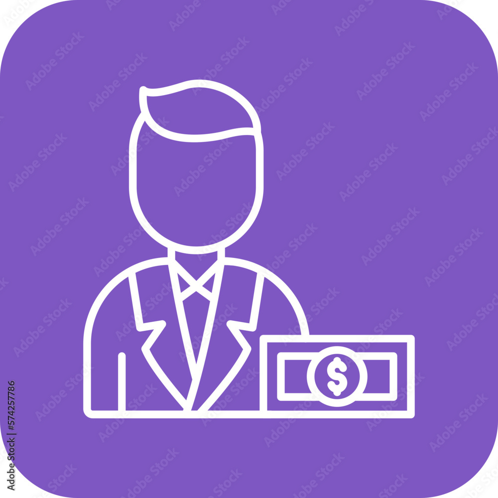 Obraz premium Cashier Icon