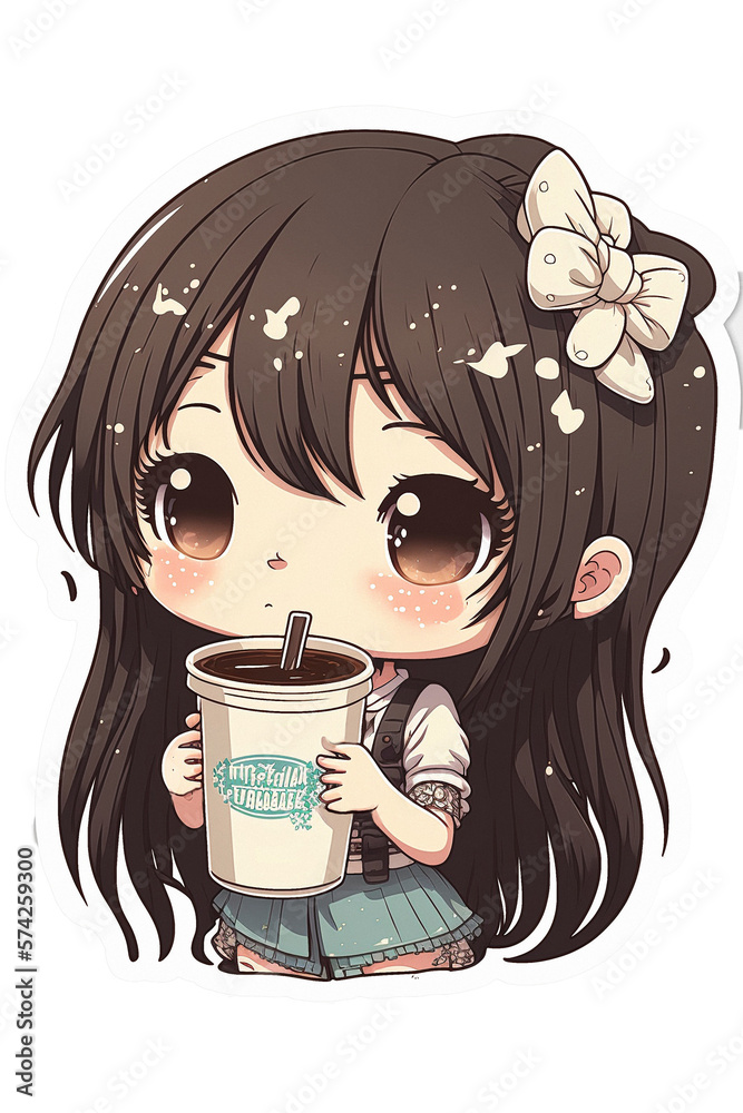 Anime food and drinks - making coffee, adding milk to hot coffee | Anime  coffee, Food, How to make coffee