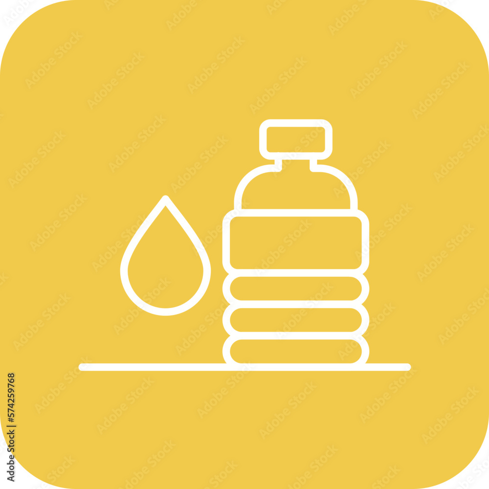 Water And Vinegar Cleaning Icon Water And Vinegar Cleaning Icon