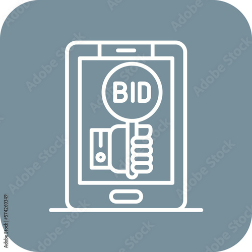 Online Bidding Icon