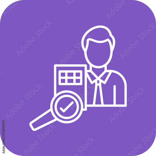 Auditor Male Icon
