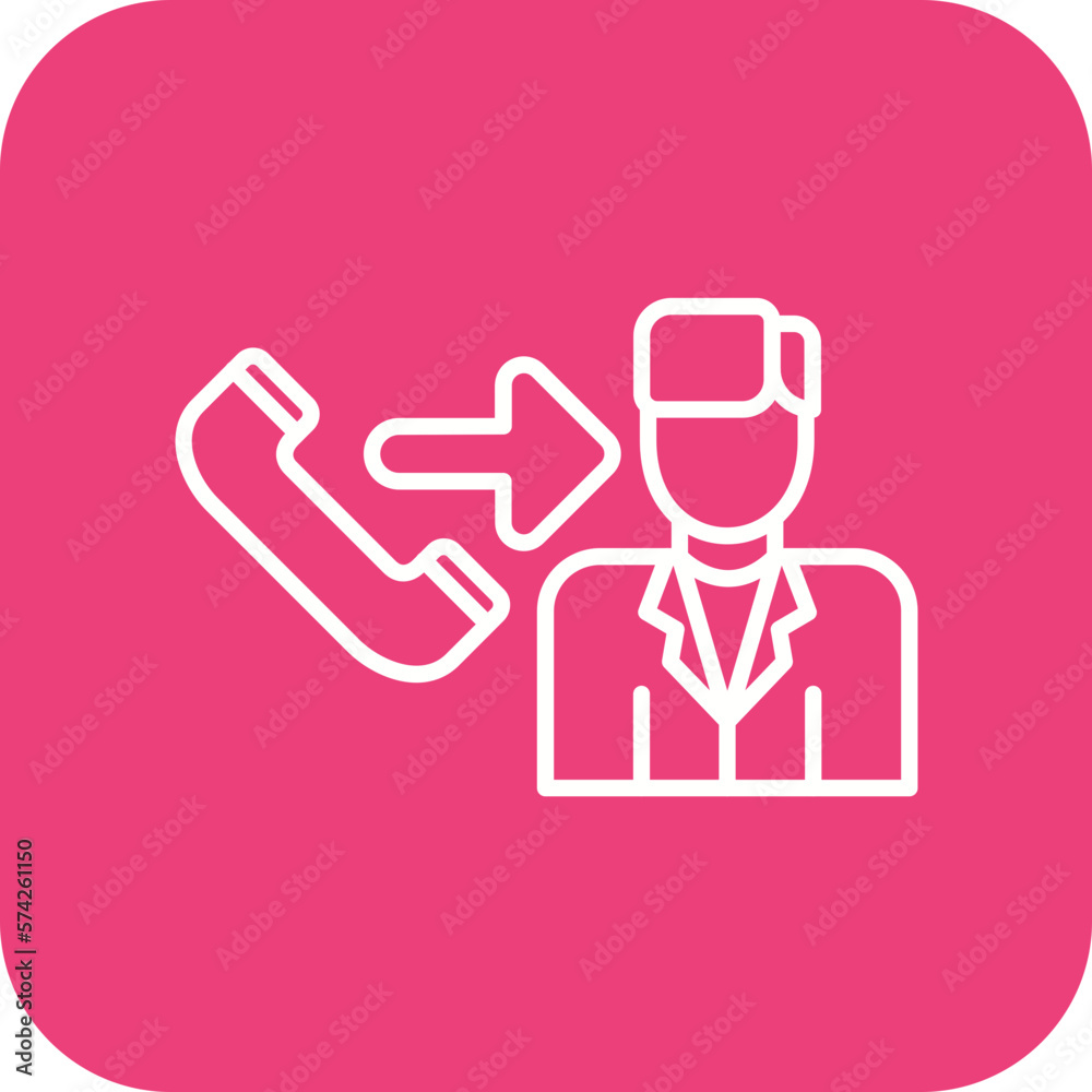 Obraz premium Contacting Candidates Icon