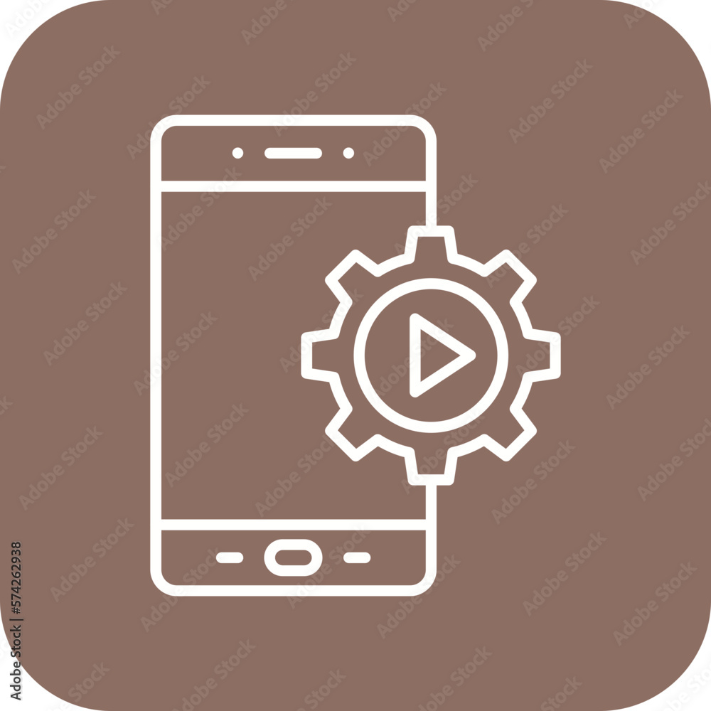 Video Advertising Icon Video Advertising Icon