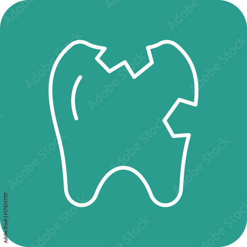 Broken Tooth Icon