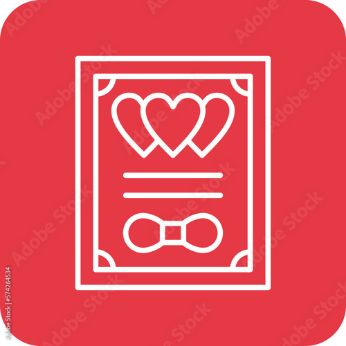 Wedding Certificate Icon
