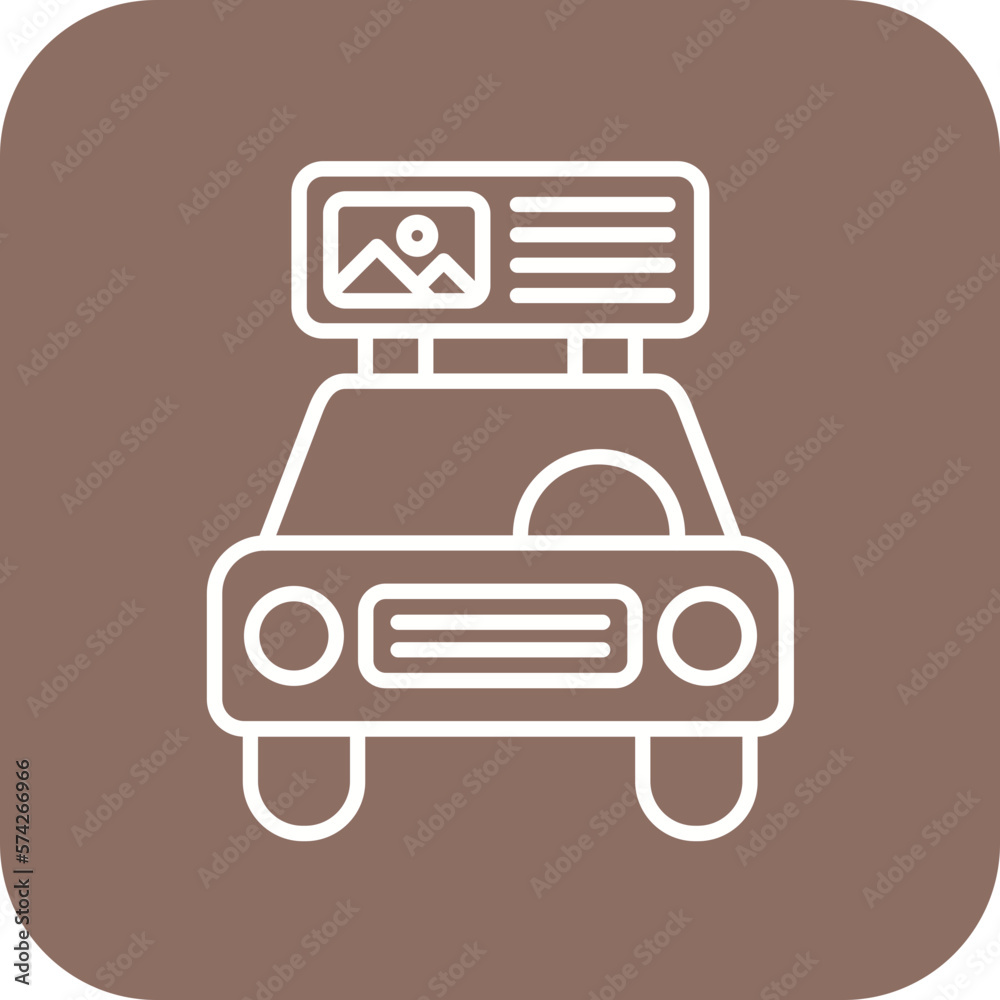 Car Display Icon Car Display Icon