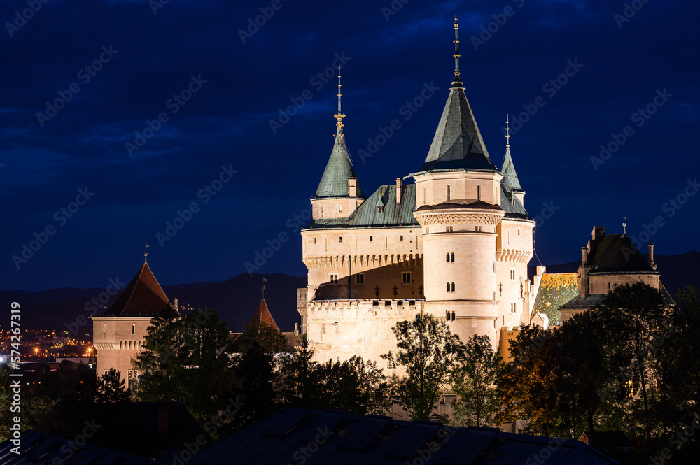 View of castle Bojnice in Slovakia View of castle Bojnice in Slovakia