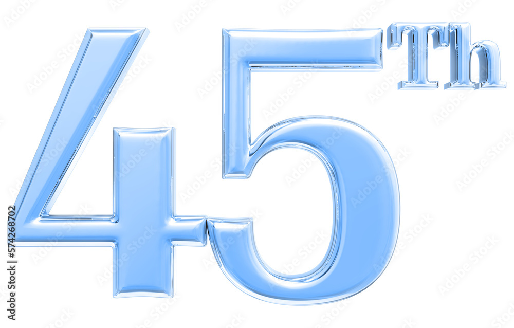 Obraz premium Happy Anniversary Number 3D Render