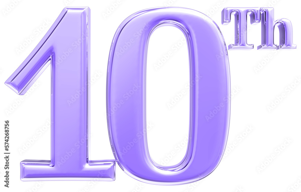 Happy Anniversary Number 3D Render Happy Anniversary Number 3D Render