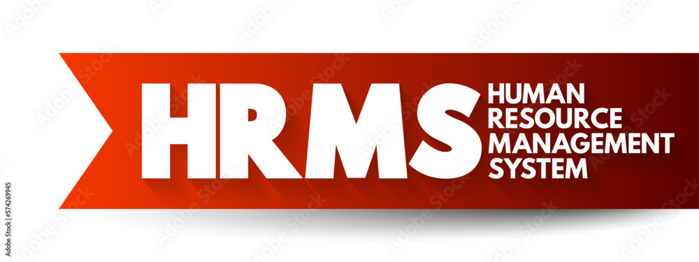 HRMS Human Resource Management System - suite of software applications