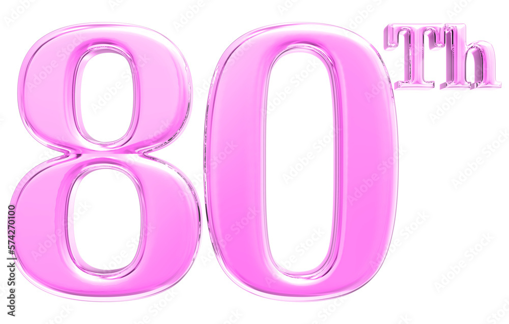 Happy Anniversary Number 3D Render Happy Anniversary Number 3D Render
