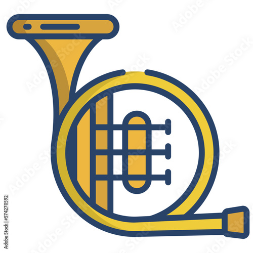 French horn icon