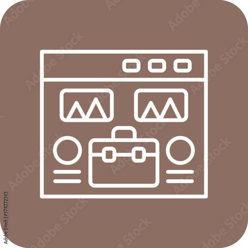 Web Portfolio Icon